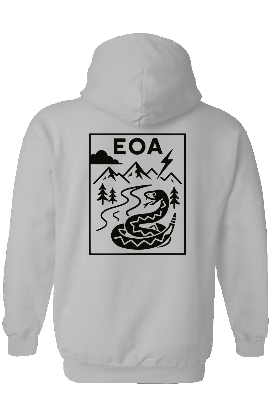 Lightning and Rattlesnake Pullover Hoodies