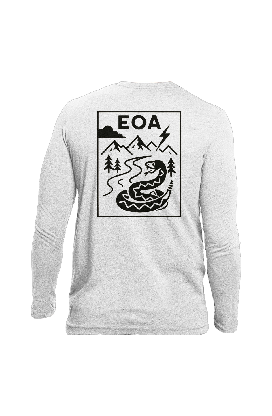 Lightning and Rattlesnake Long-Sleeve Crewneck