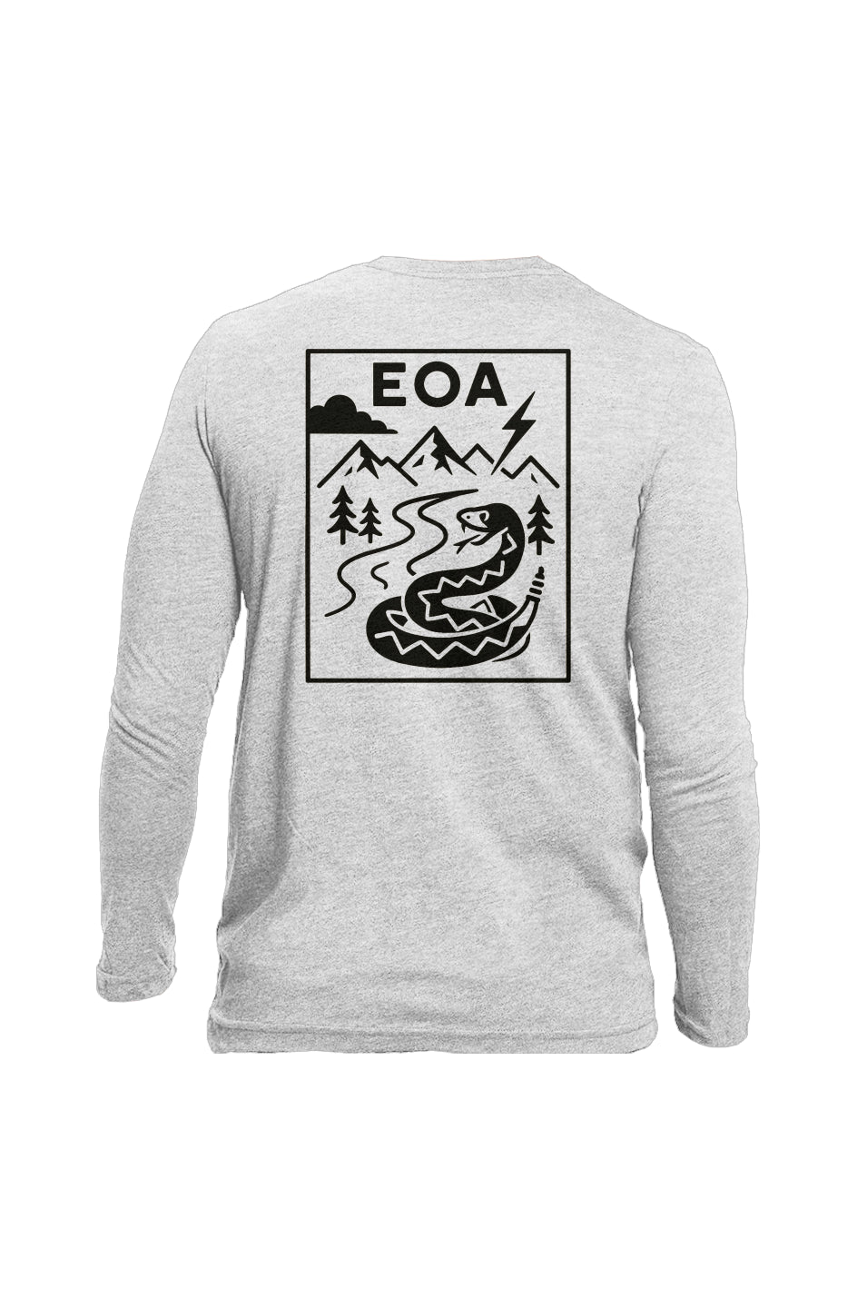Lightning and Rattlesnake Long-Sleeve Crewneck